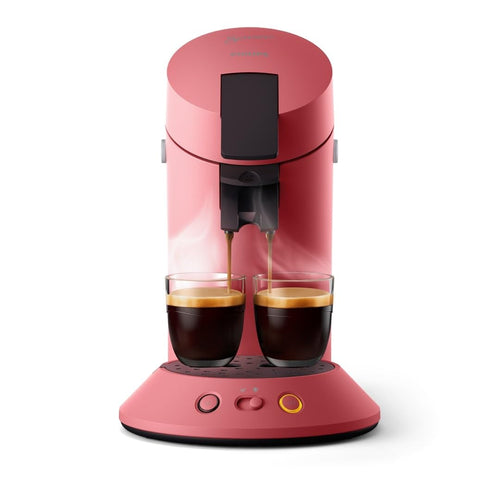 Cafetière à dosettes SENSEO Original Plus Rouge Tendre CSA210/35 – Sélecteur d'intensité