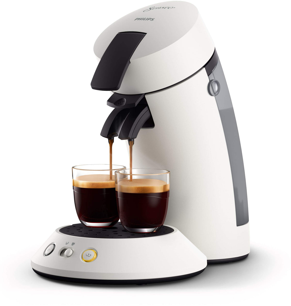 Cafetière à dosettes SENSEO Original Plus Blanc CSA210/11 – Sélecteur d'intensité