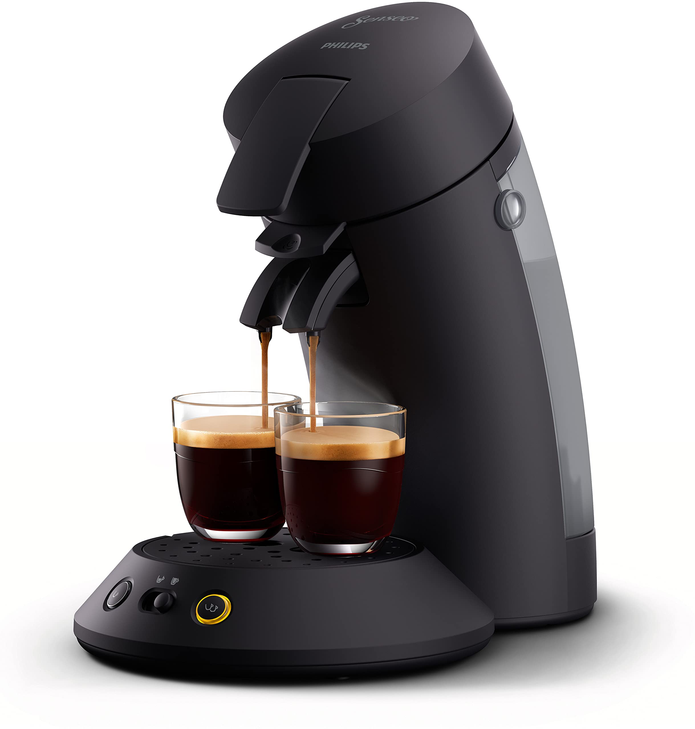 Cafetière à dosettes SENSEO Original Plus Noir CSA210/22 – Sélecteur d'intensité
